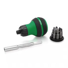 Load image into Gallery viewer, 9-In-1 High Torque Stubby Ratchet Screwdriver Set