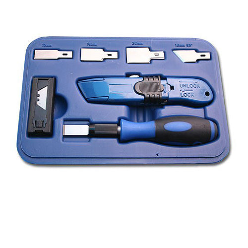 27 Piece Knife & Scraper Set Auto Glass Evolution